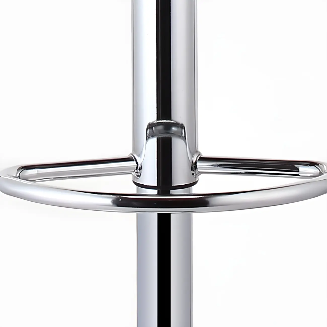 360° Swivel Faux Leather Bar Stools Adjustable Height Bucket Seat Image - 7 | homeyfad