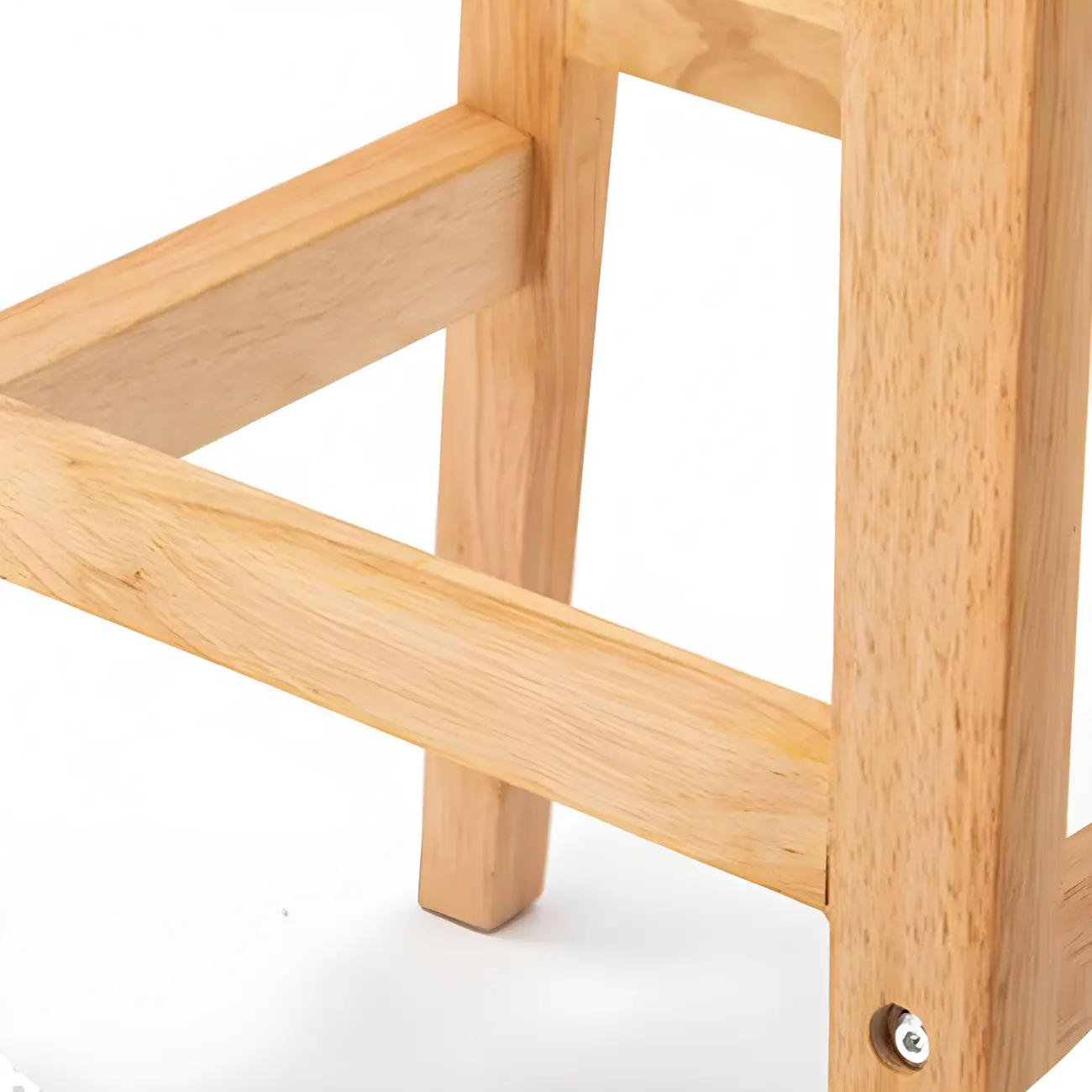 Modern Wood Comfort-Enhanced Minimalist Bar Stool Image - 15 | homeyfad