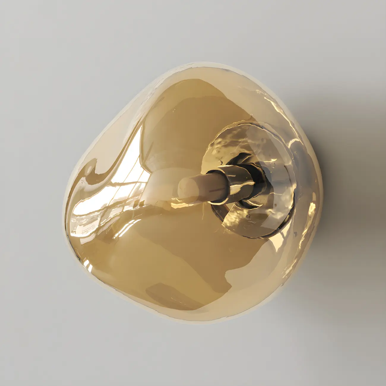 Modern Glass Rock Shaped LED Wall Light Fixture Image - 12 | homeyfad