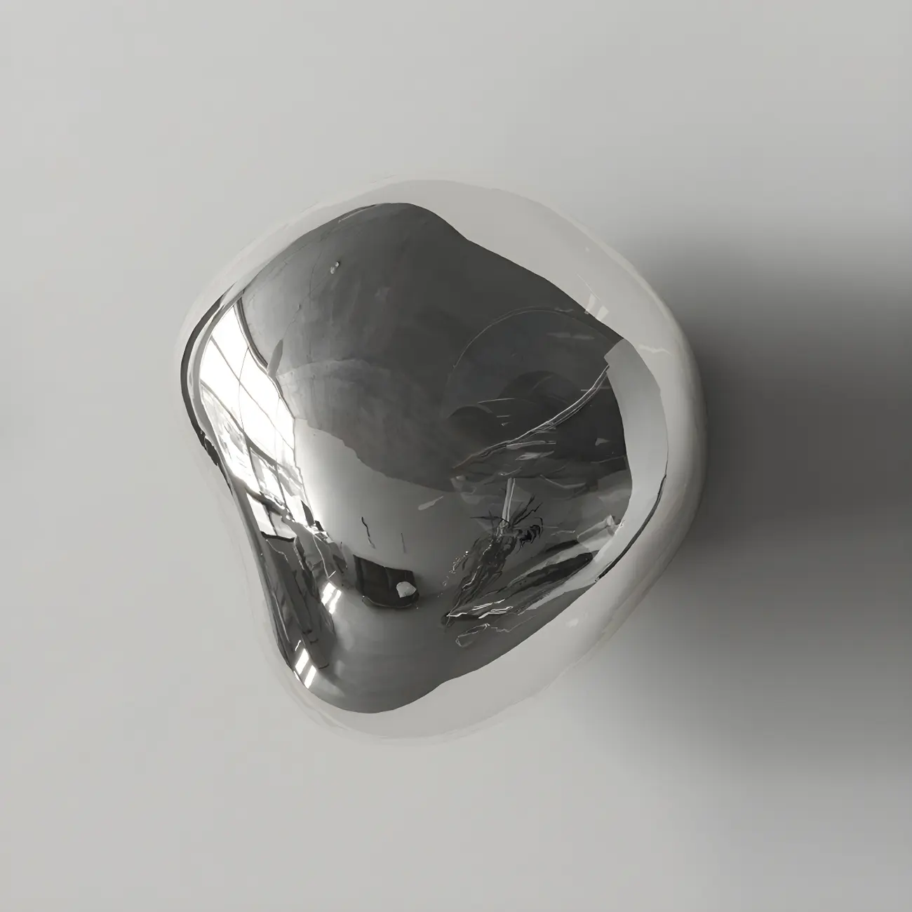 Modern Glass Rock Shaped LED Wall Light Fixture Image - 13 | homeyfad