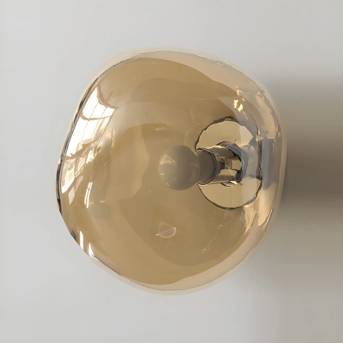 Modern Glass Rock Shaped LED Wall Light Fixture Image - 16 | homeyfad