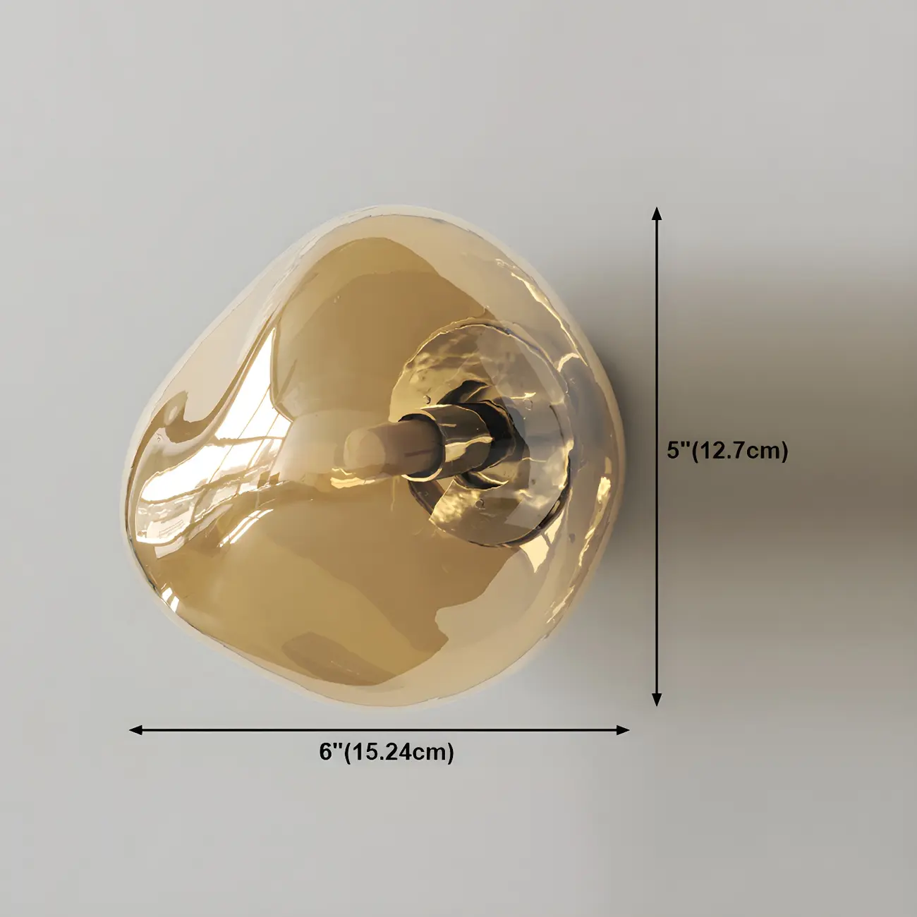 Modern Glass Rock Shaped LED Wall Light Fixture Image - 30 | homeyfad