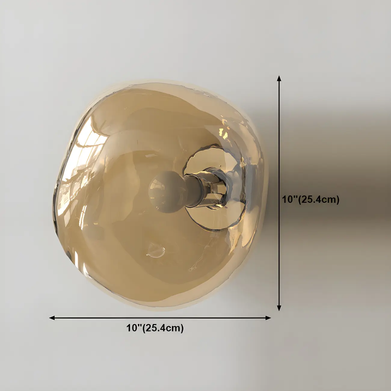 Modern Glass Rock Shaped LED Wall Light Fixture Image - 32 | homeyfad