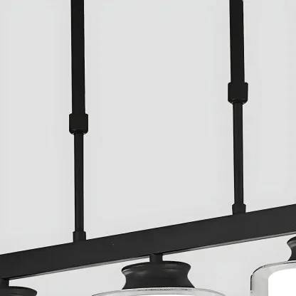 Modern Glass Cylinder Island Pendant Light for Kitchen Image - 18