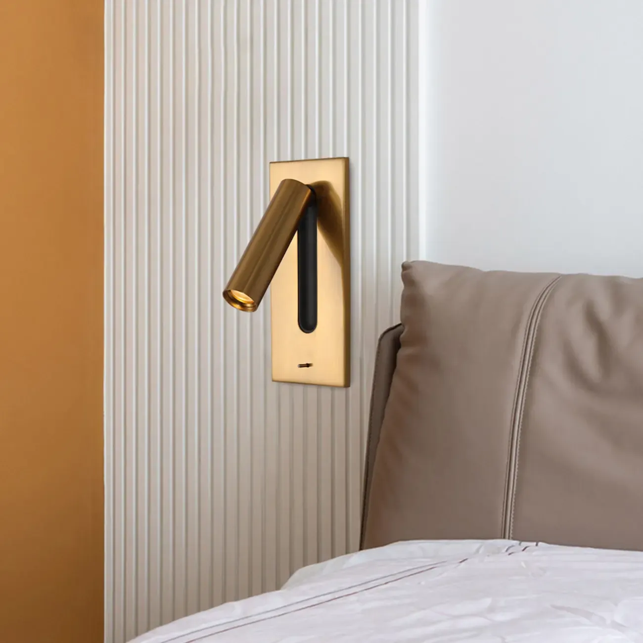 Modern Metal Adjustable Wall Sconce with LED Light Image - 2