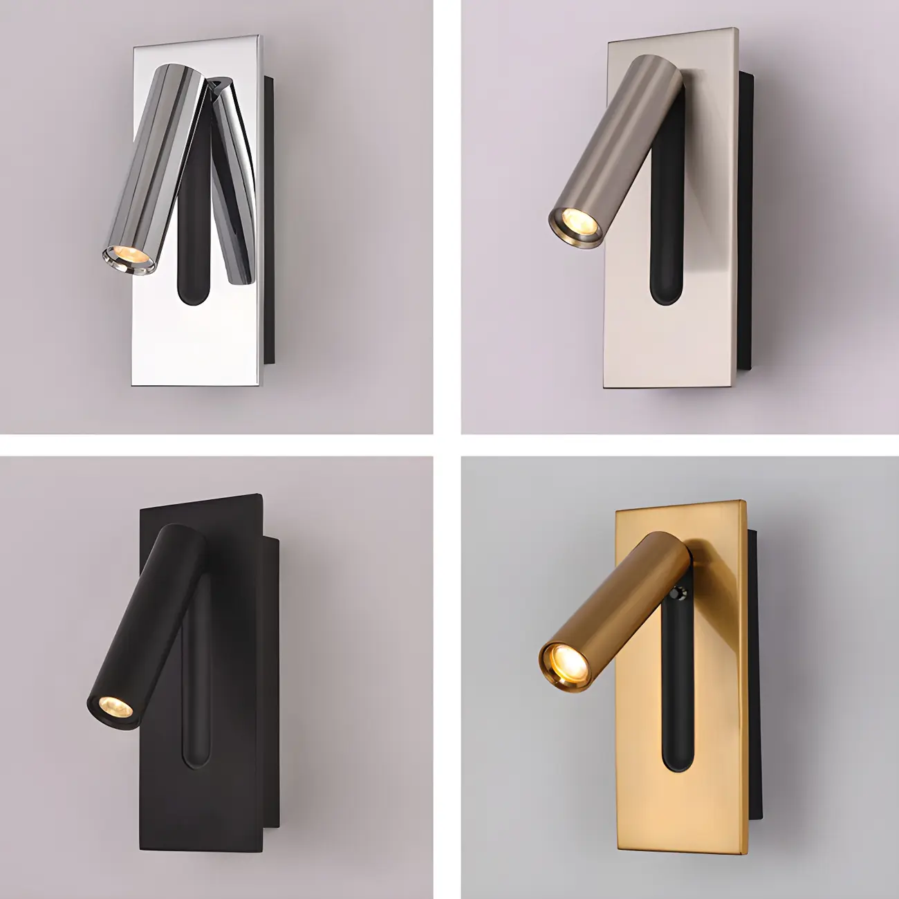 Modern Metal Adjustable Wall Sconce with LED Light Image - 18 | homeyfad