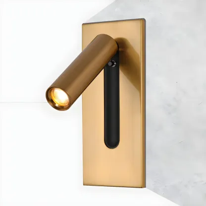 Modern Metal Adjustable Wall Sconce with LED Light Image - 19