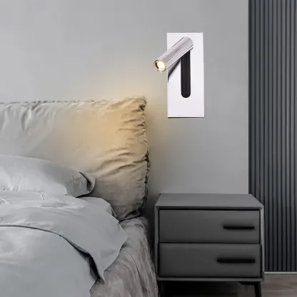 Modern Metal Adjustable Wall Sconce with LED Light Image - 5