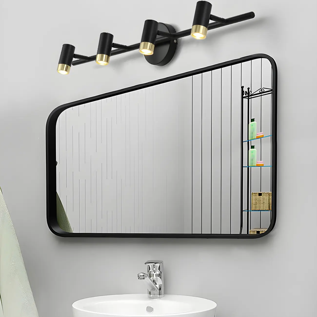 Modern Cylinder Metal Vanity Lamp for Bathroom Lighting | homeyfad