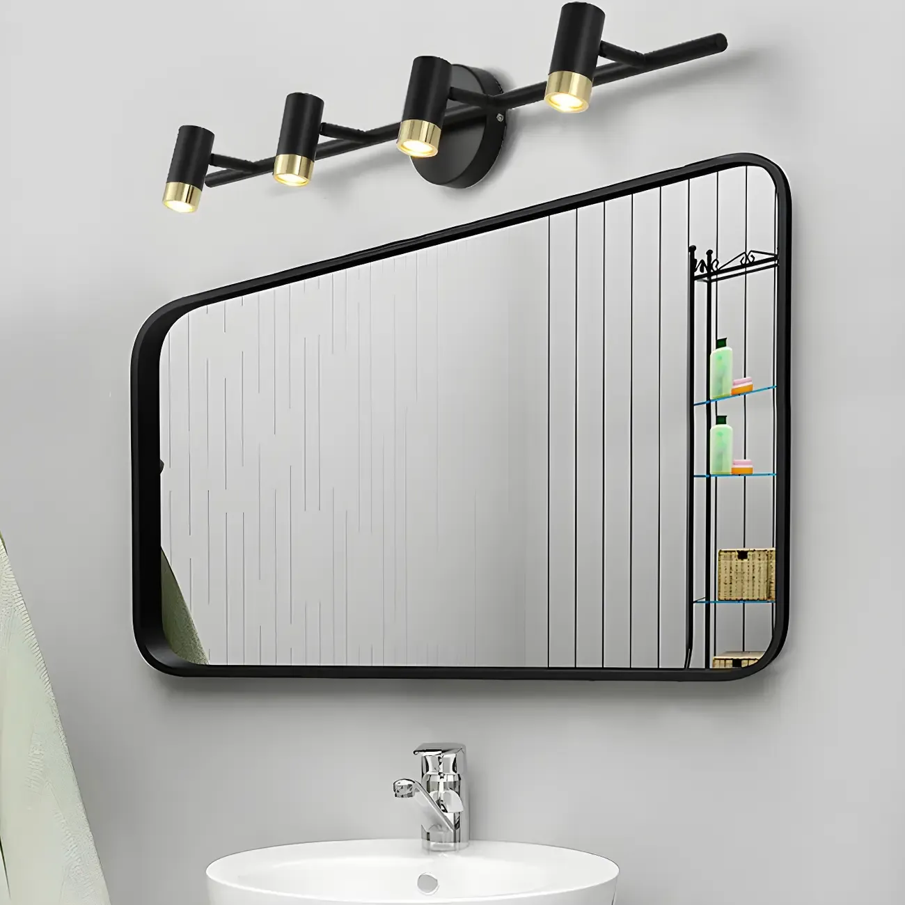 Modern Cylinder Metal Vanity Lamp for Bathroom Lighting