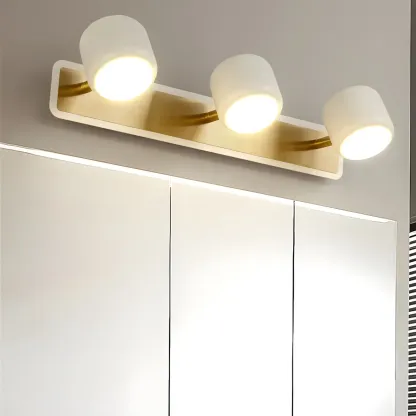 Nordic Cylinder Vanity Light with Aluminum Shade for Bedroom Image - 8