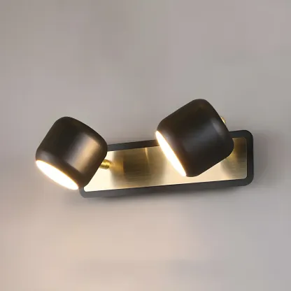 Nordic Cylinder Vanity Light with Aluminum Shade for Bedroom Image - 12