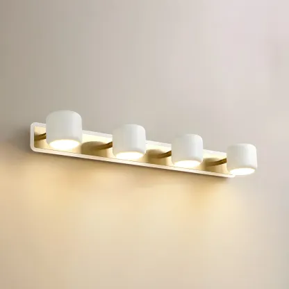 Nordic Cylinder Vanity Light with Aluminum Shade for Bedroom Image - 14