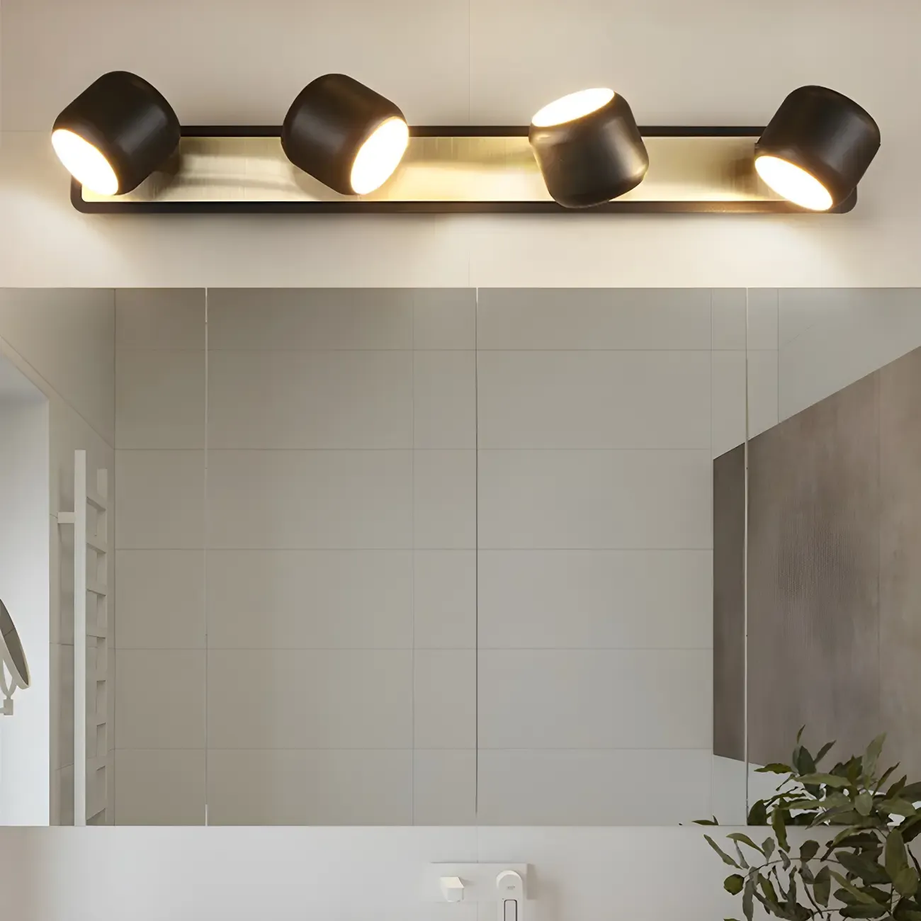 Nordic Cylinder Vanity Light with Aluminum Shade for Bedroom Image - 3