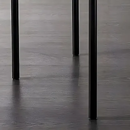 Contemporary Gray Upholstered Dining Chair Metal Frame Image - 6