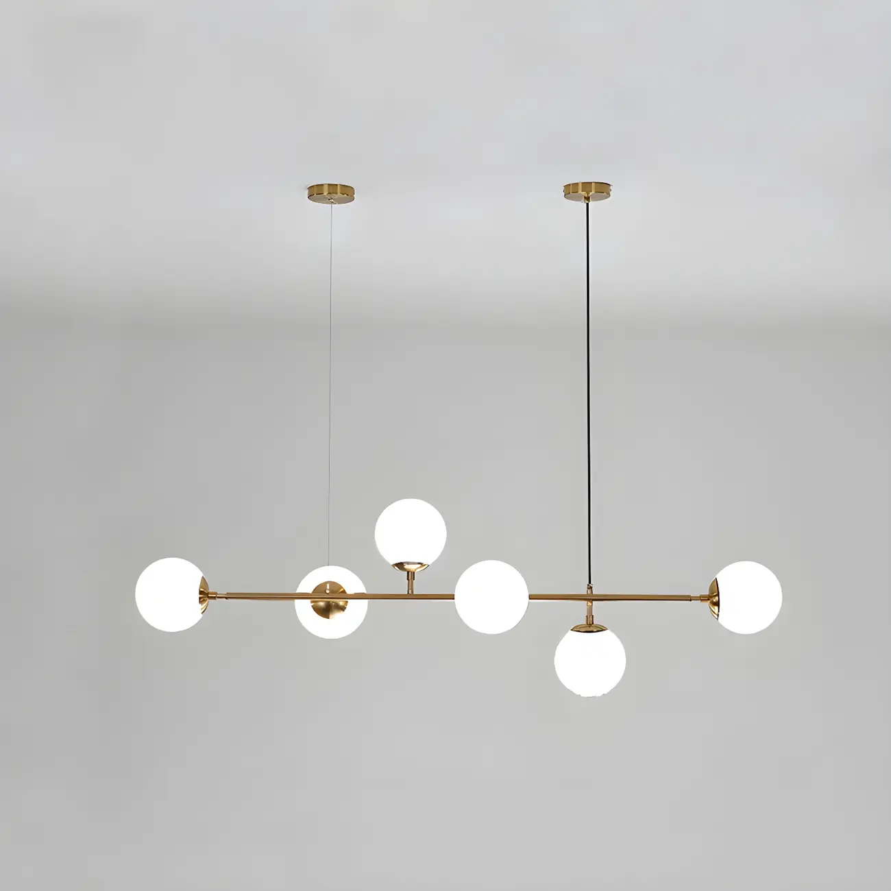 Dining Area Sputnik Glass Globe Pendant Light Image - 5 | homeyfad