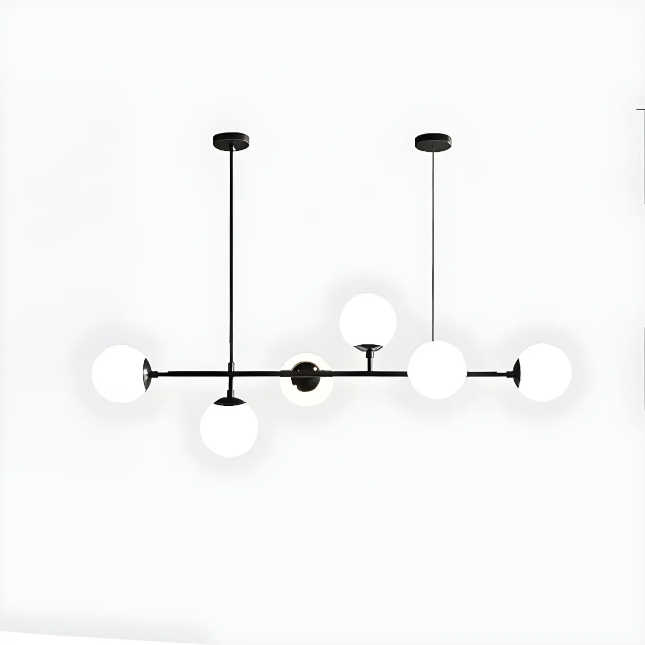 Dining Area Sputnik Glass Globe Pendant Light Image - 9 | homeyfad