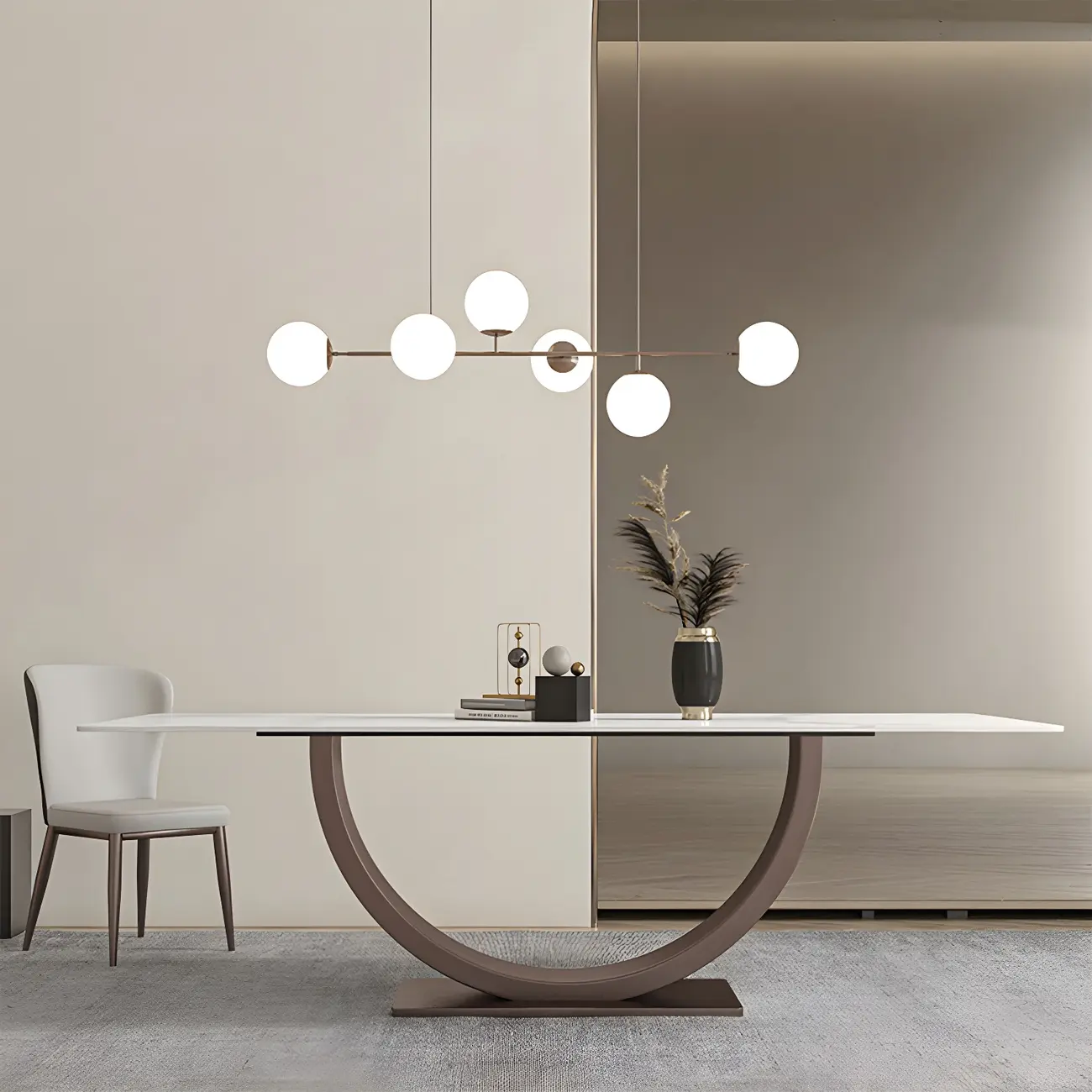 Dining Area Sputnik Glass Globe Pendant Light Image - 1 | homeyfad