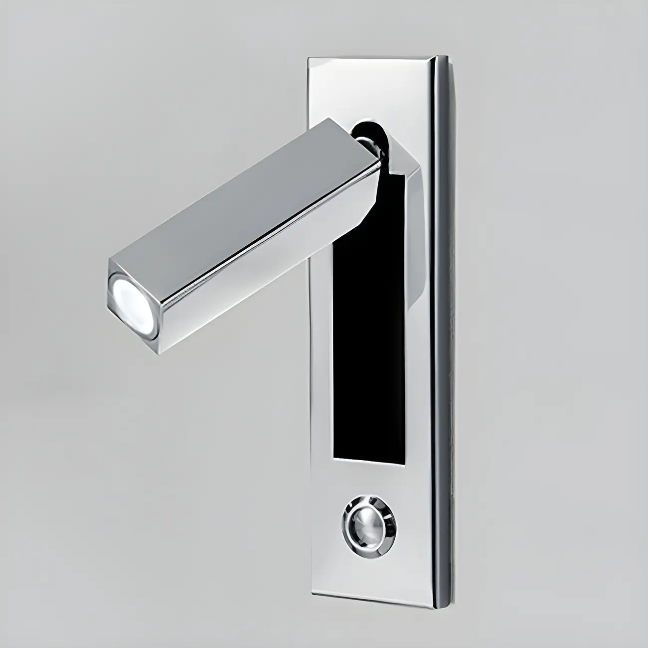 Modern Metal LED Wall Sconce with Switch for Bedroom Reading Image - 3 | homeyfad