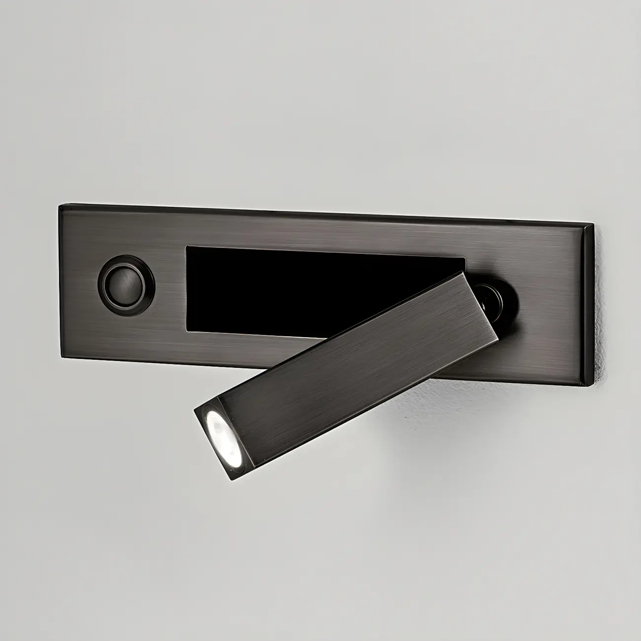 Modern Metal LED Wall Sconce with Switch for Bedroom Reading Image - 10 | homeyfad