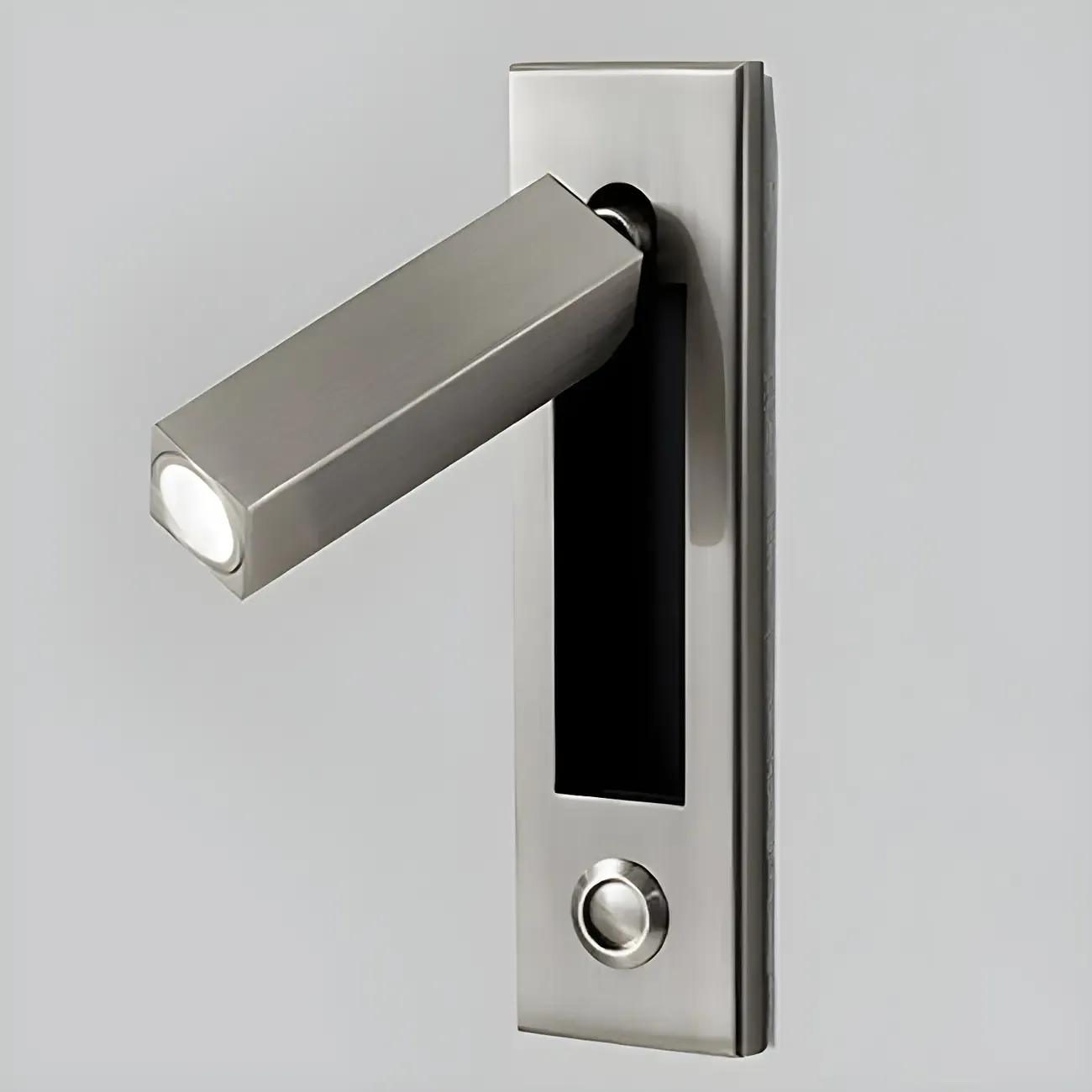 Modern Metal LED Wall Sconce with Switch for Bedroom Reading Image - 13