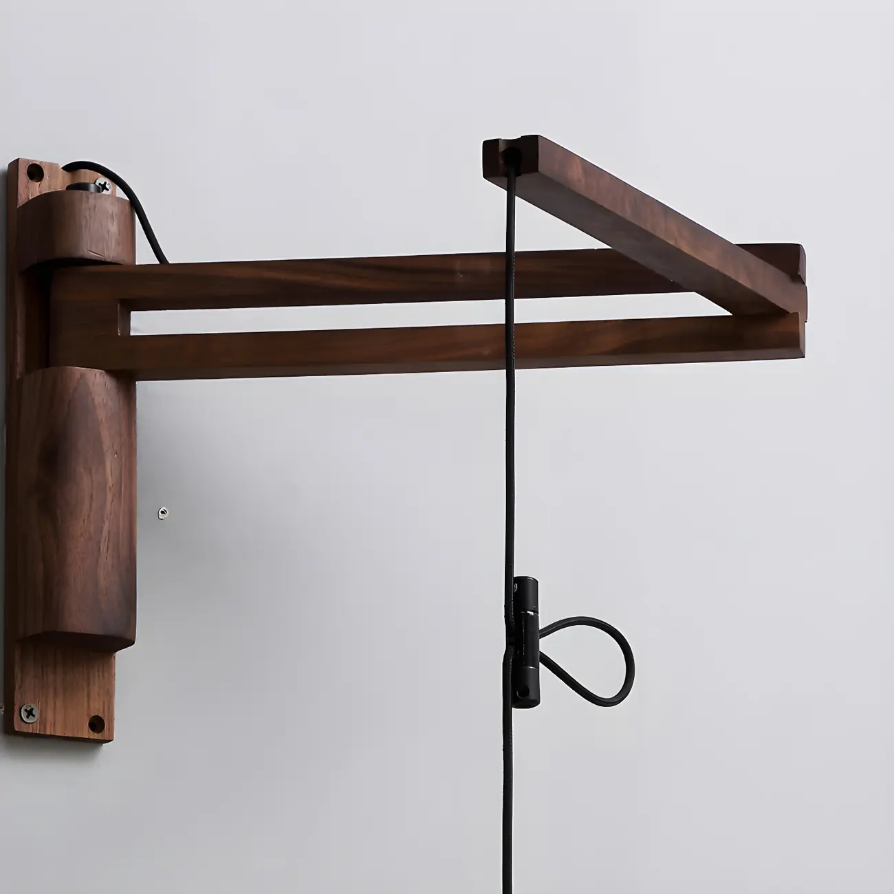 Modern Adjustable Wall Sconce with Wood for Bedroom Image - 20 | homeyfad