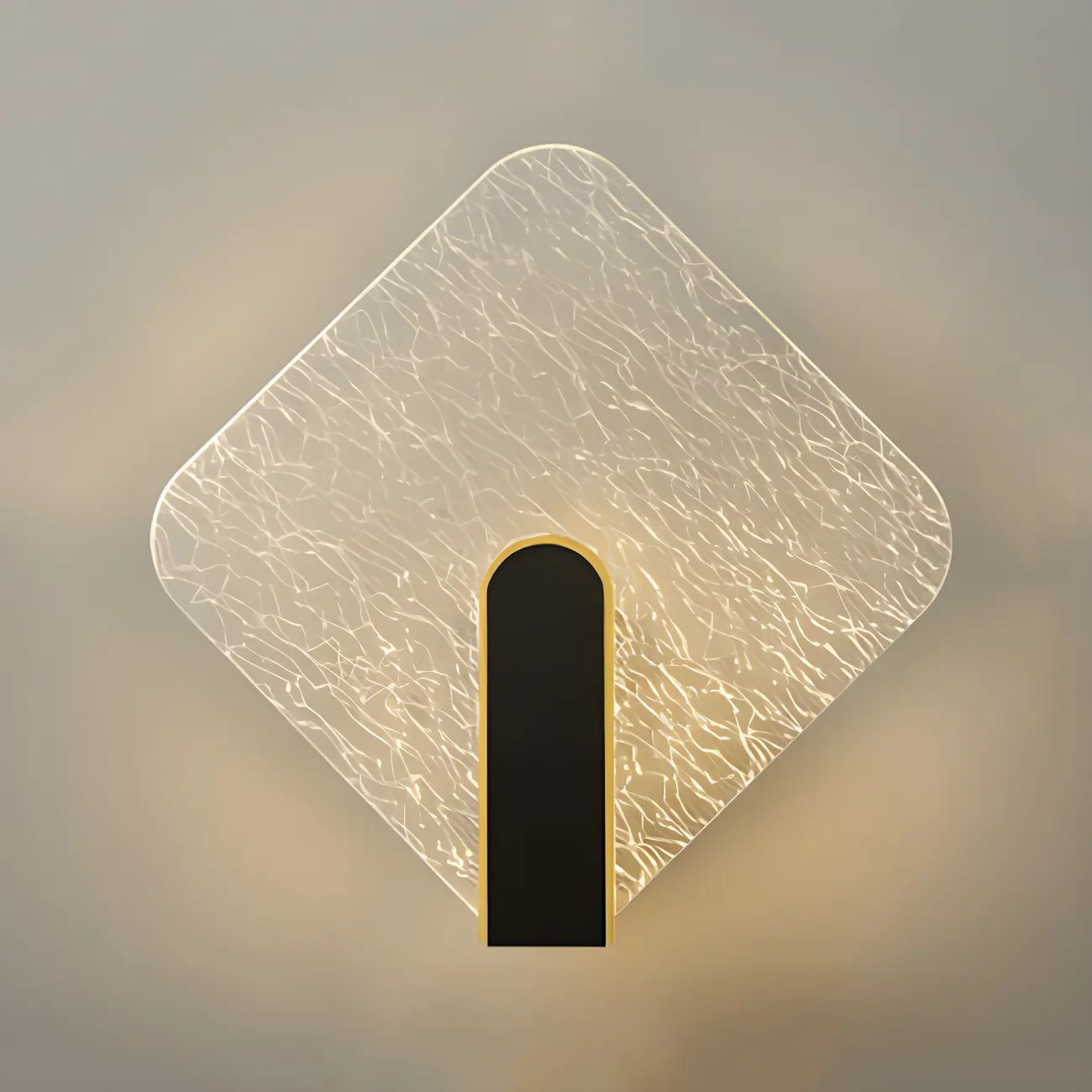 Modern Geometric LED Wall Light Acrylic Luxury Sconce Image - 8 | homeyfad