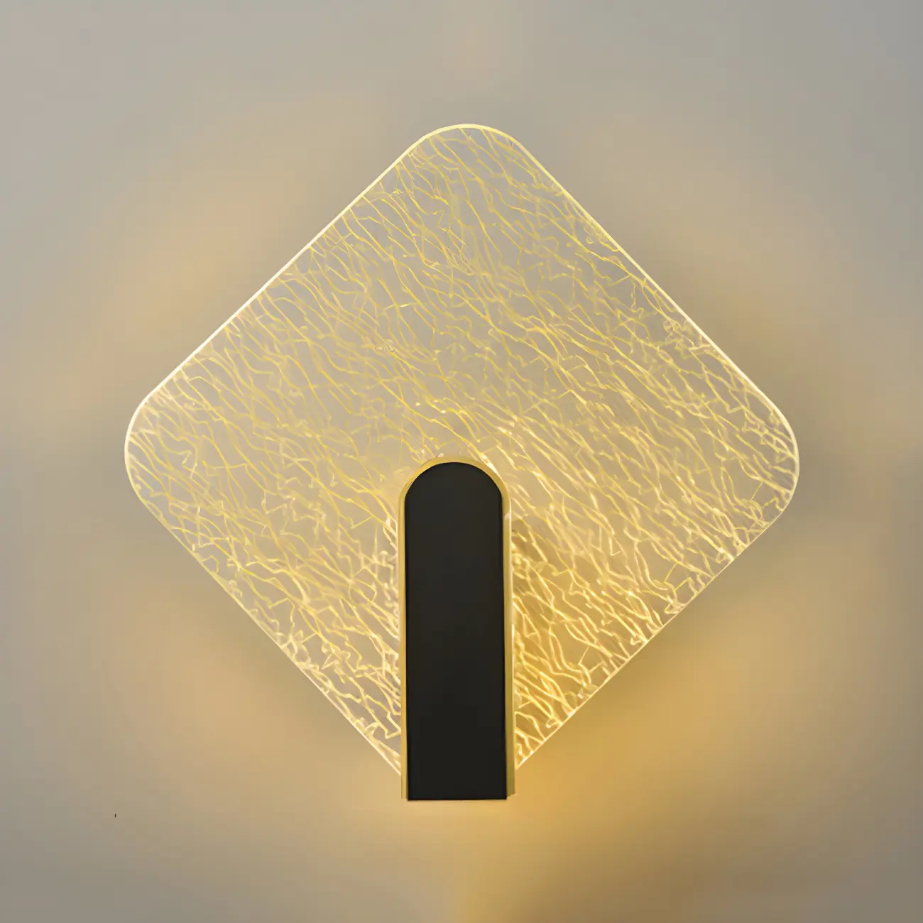 Modern Geometric LED Wall Light Acrylic Luxury Sconce Image - 12 | homeyfad