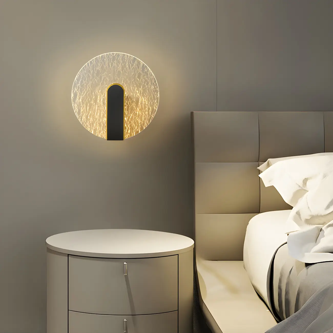 Modern Geometric LED Wall Light Acrylic Luxury Sconce Image - 17 | homeyfad