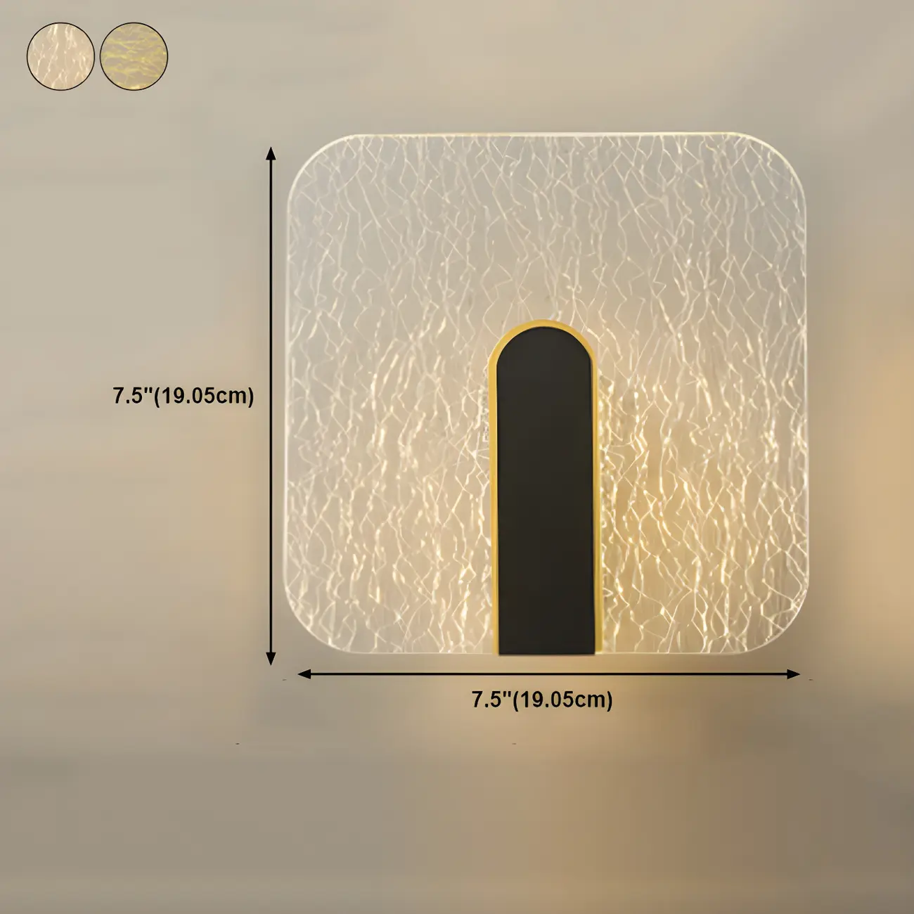 Modern Geometric LED Wall Light Acrylic Luxury Sconce Image - 19 | homeyfad