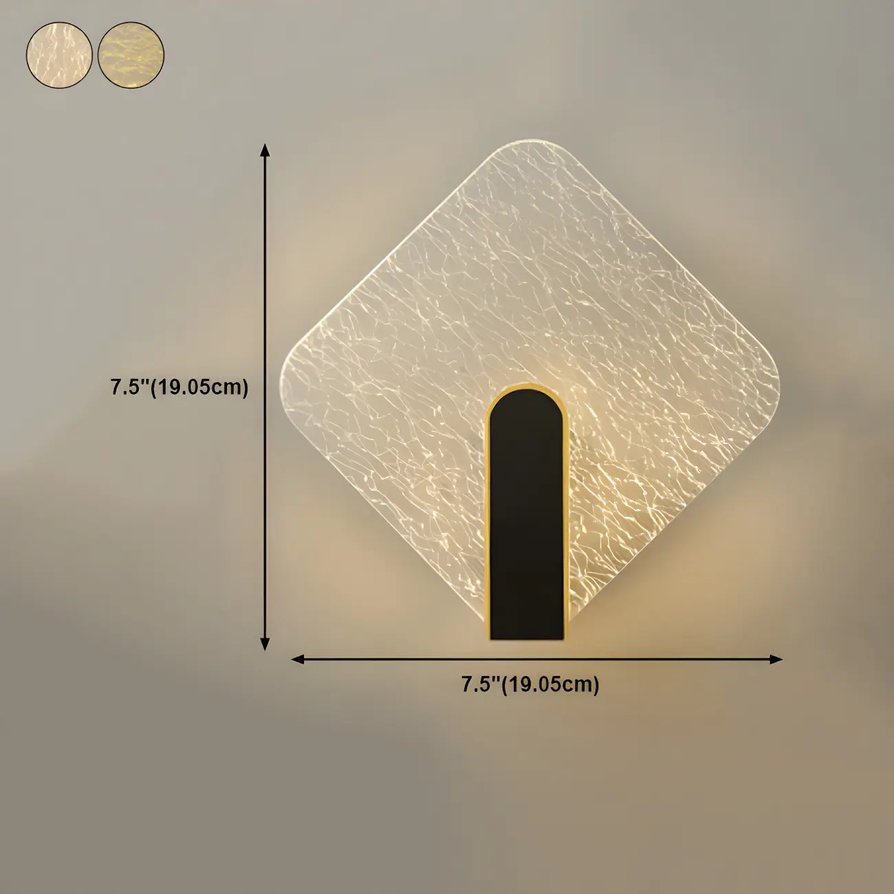 Modern Geometric LED Wall Light Acrylic Luxury Sconce Image - 20 | homeyfad