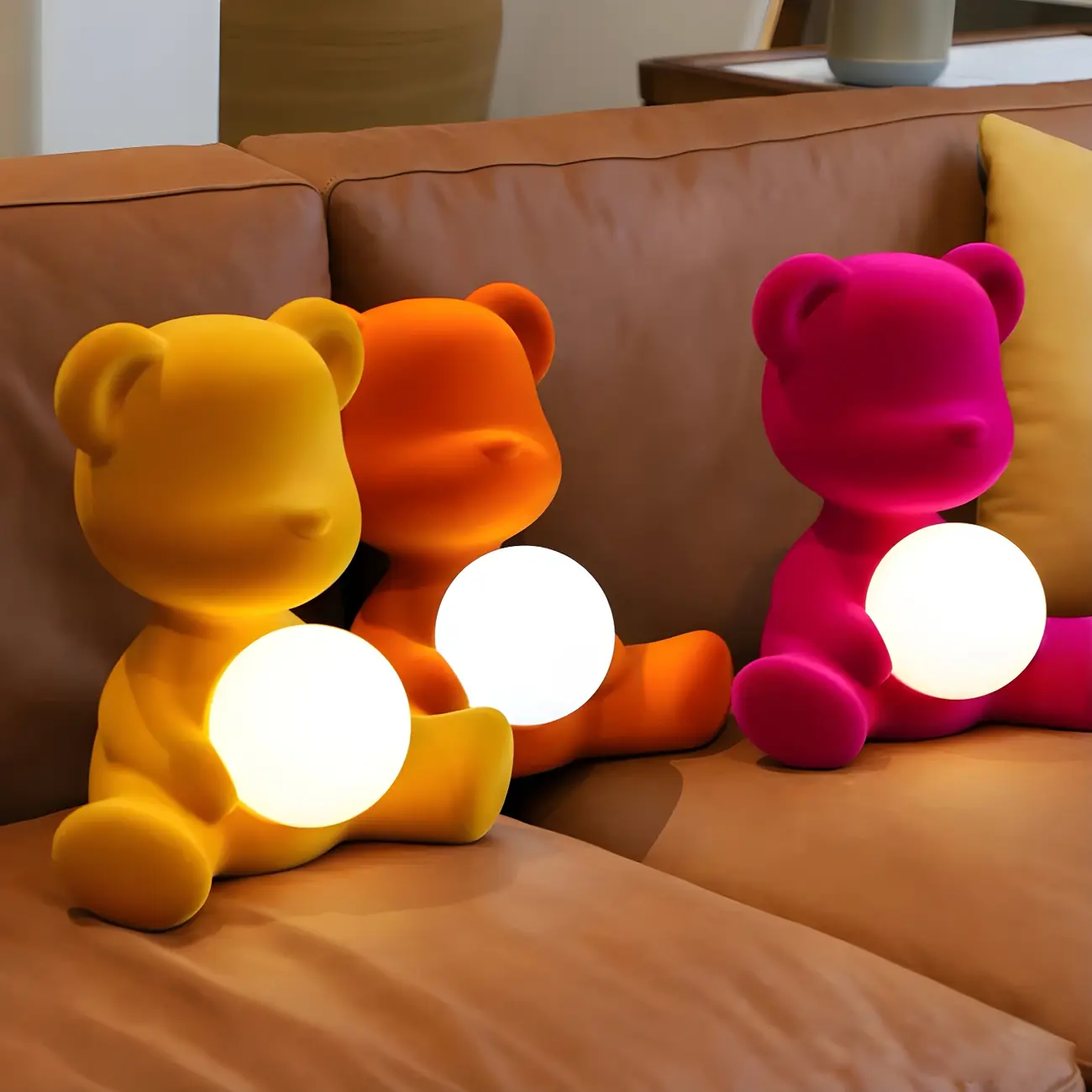 Cute Bear Shape Kids Lamp Ambient Light for Bedroom Image - 1 | homeyfad