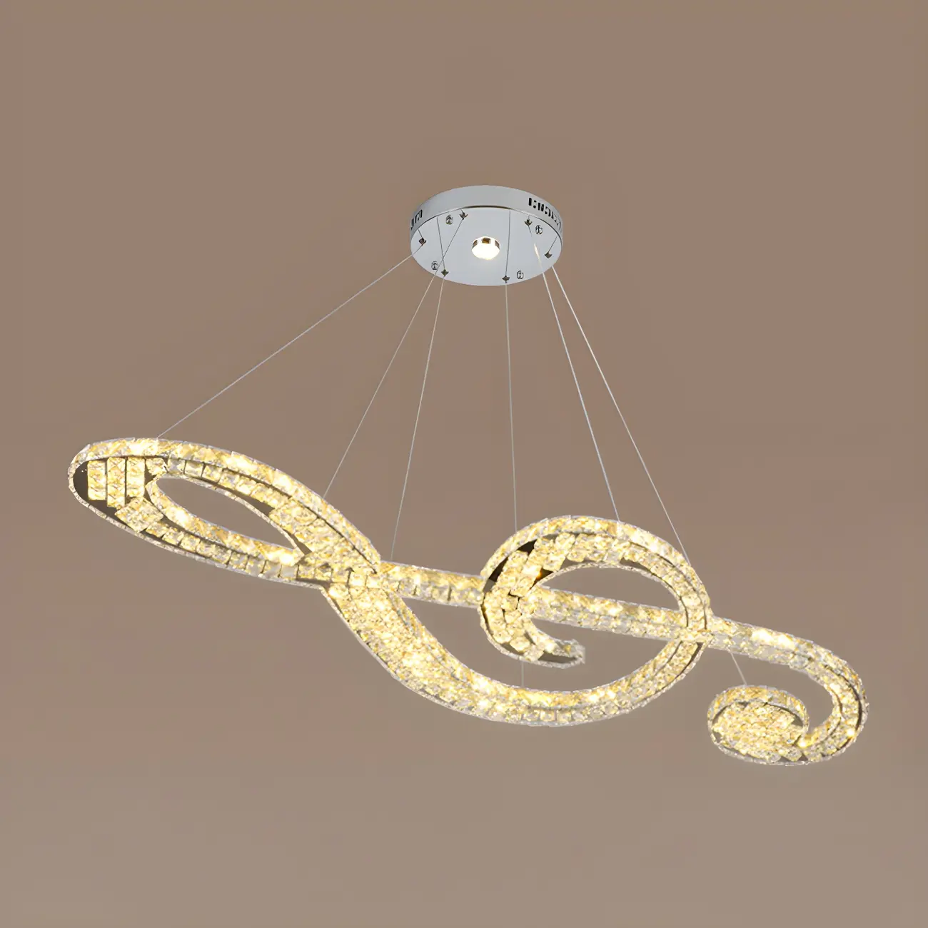 Artistic Modern Crystal 2-Light Island Pendant Light Image - 6 | homeyfad