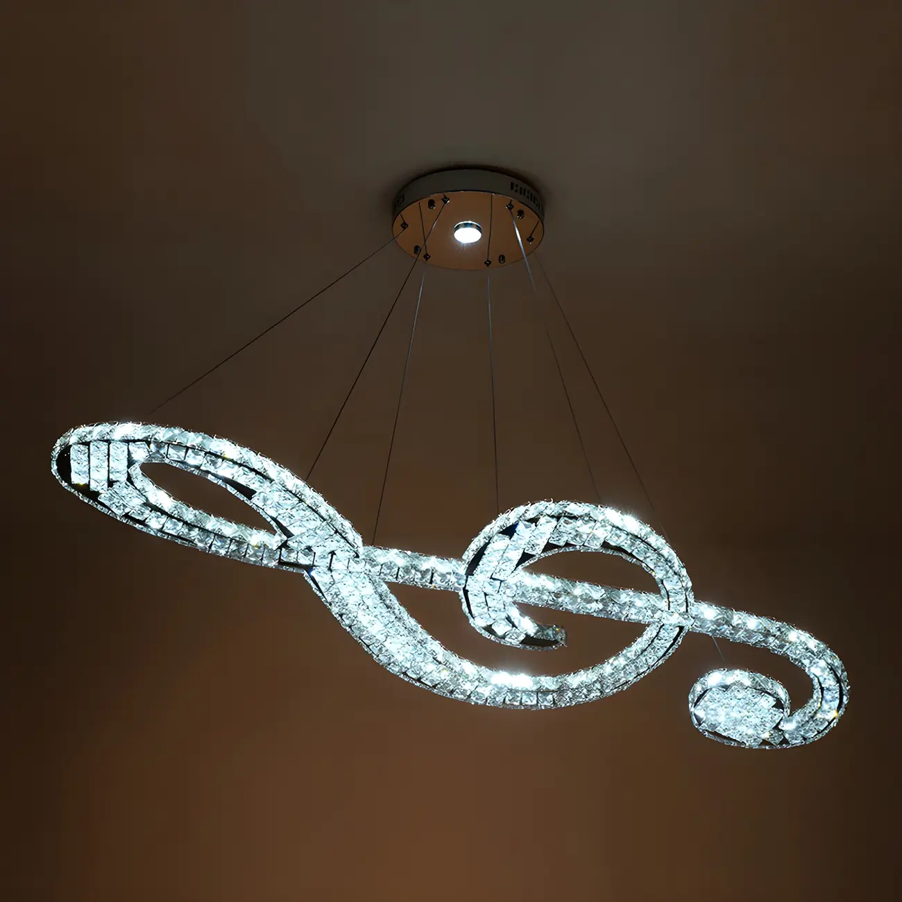 Artistic Modern Crystal 2-Light Island Pendant Light Image - 4 | homeyfad