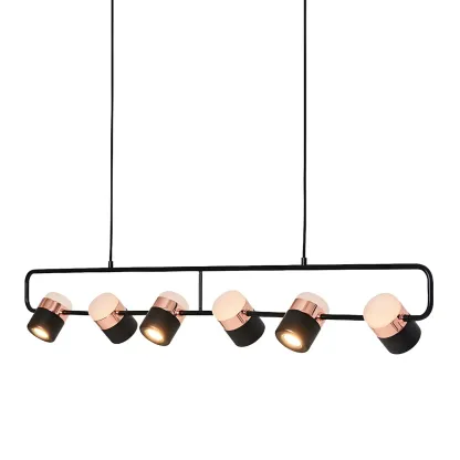 Modern Acrylic Cylinder Pendant Lights for Kitchen Island Image - 8