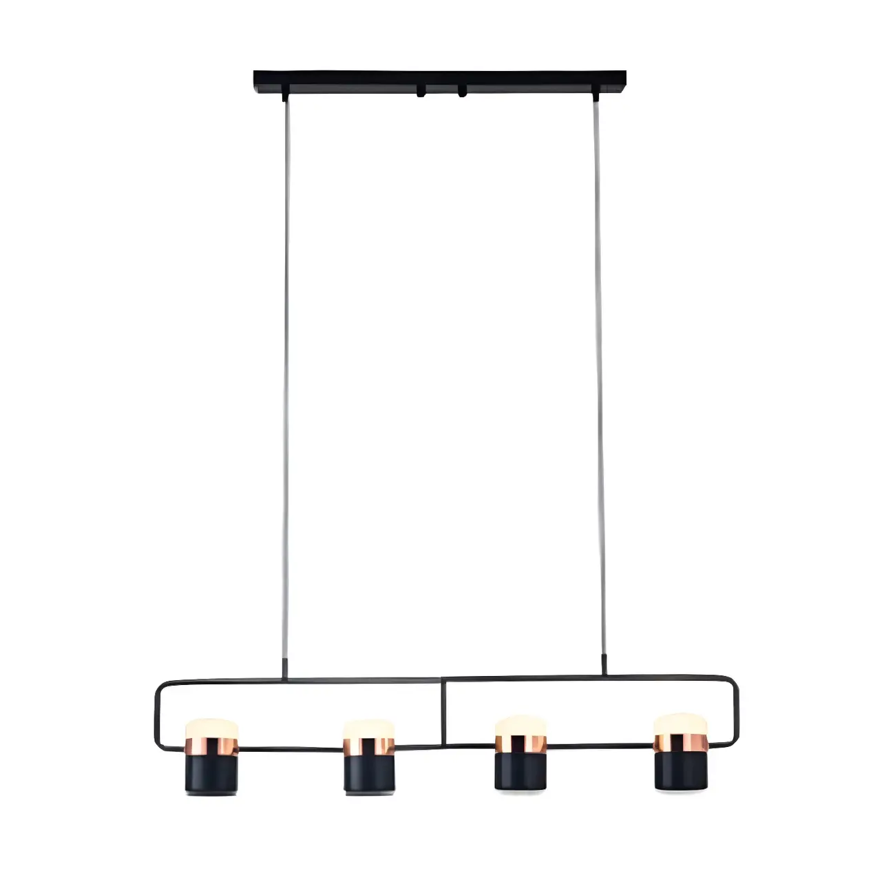 Modern Acrylic Cylinder Pendant Lights for Kitchen Island Image - 10 | homeyfad