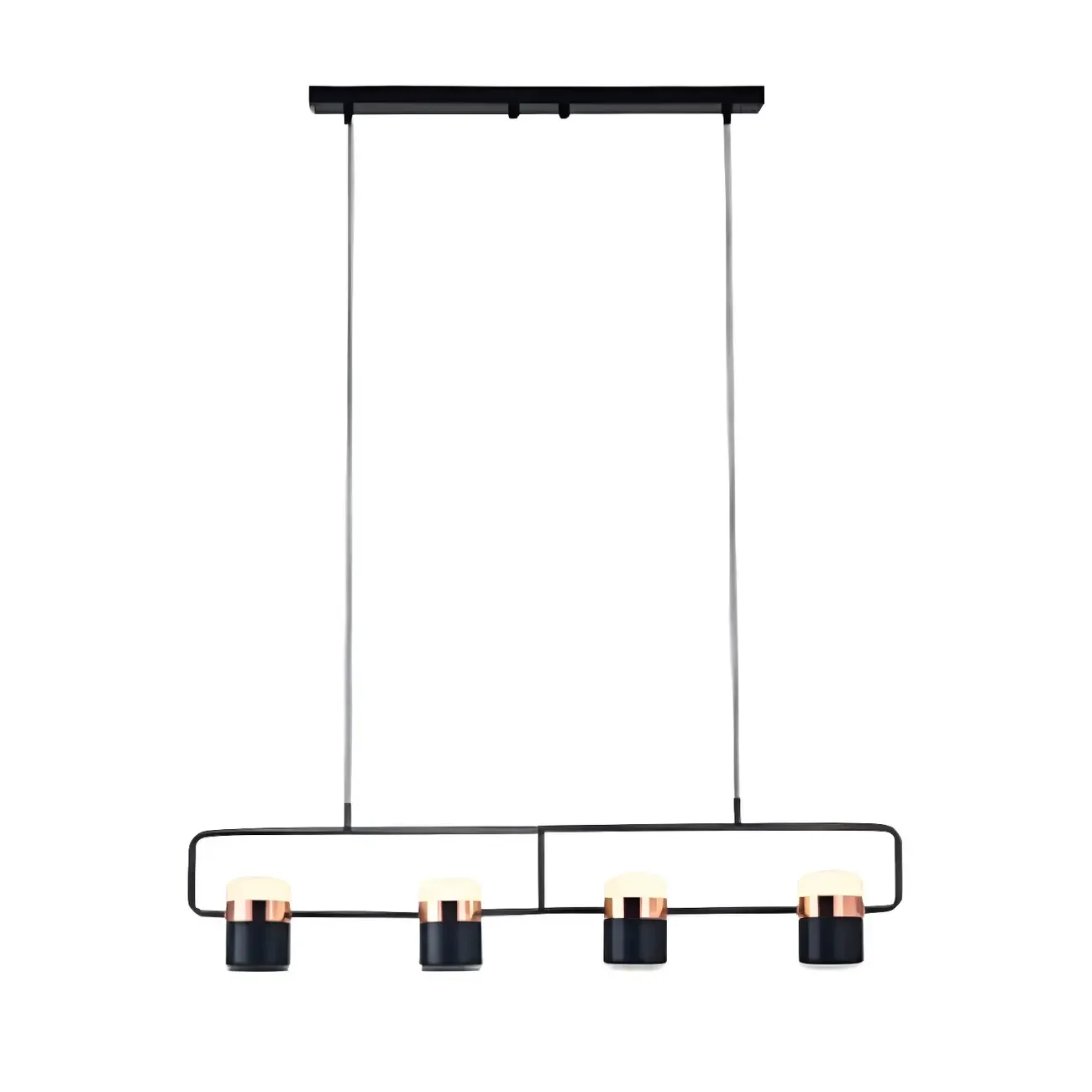 Modern Acrylic Cylinder Pendant Lights for Kitchen Island Image - 10