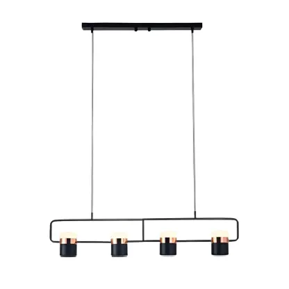 Modern Acrylic Cylinder Pendant Lights for Kitchen Island Image - 10