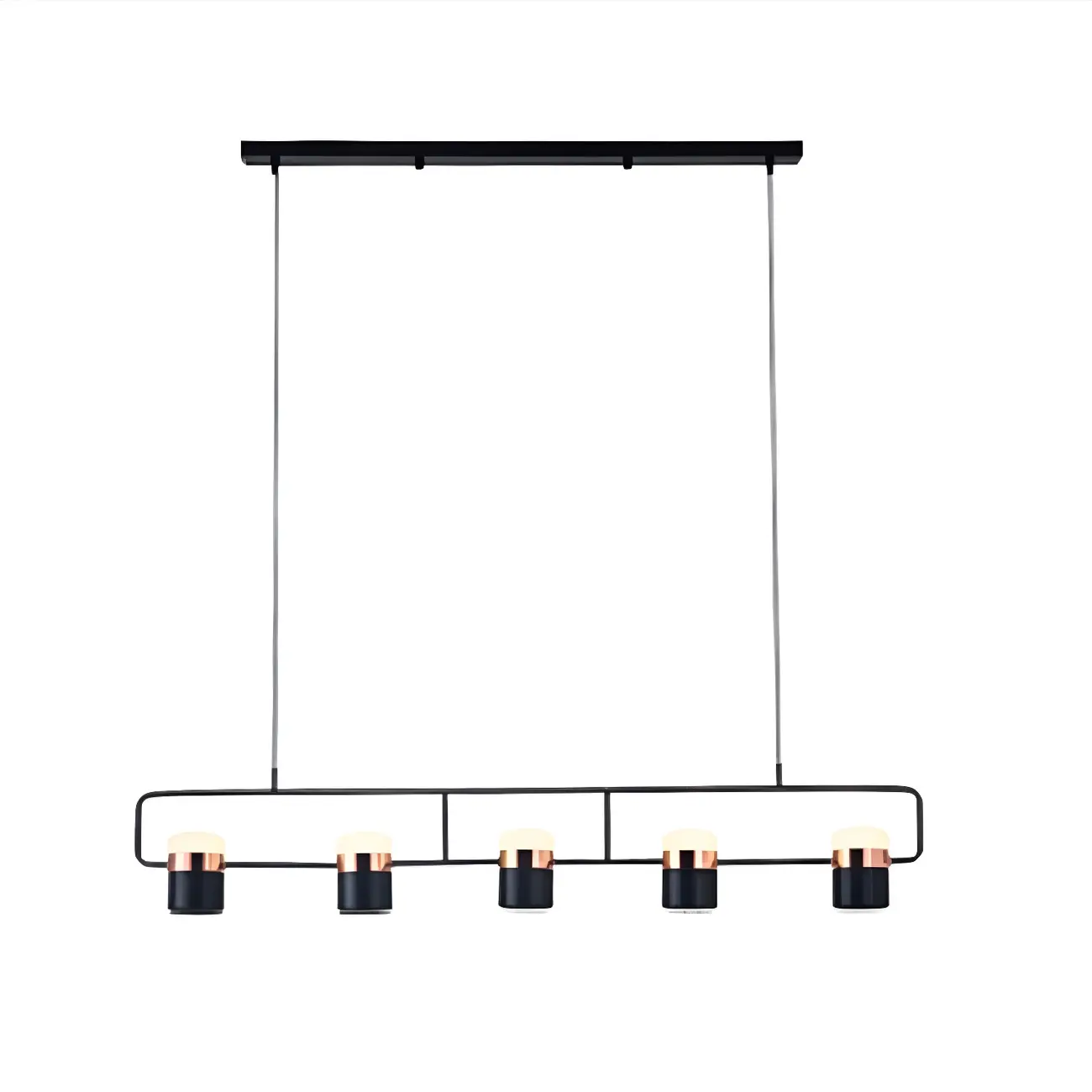 Modern Acrylic Cylinder Pendant Lights for Kitchen Island Image - 11 | homeyfad