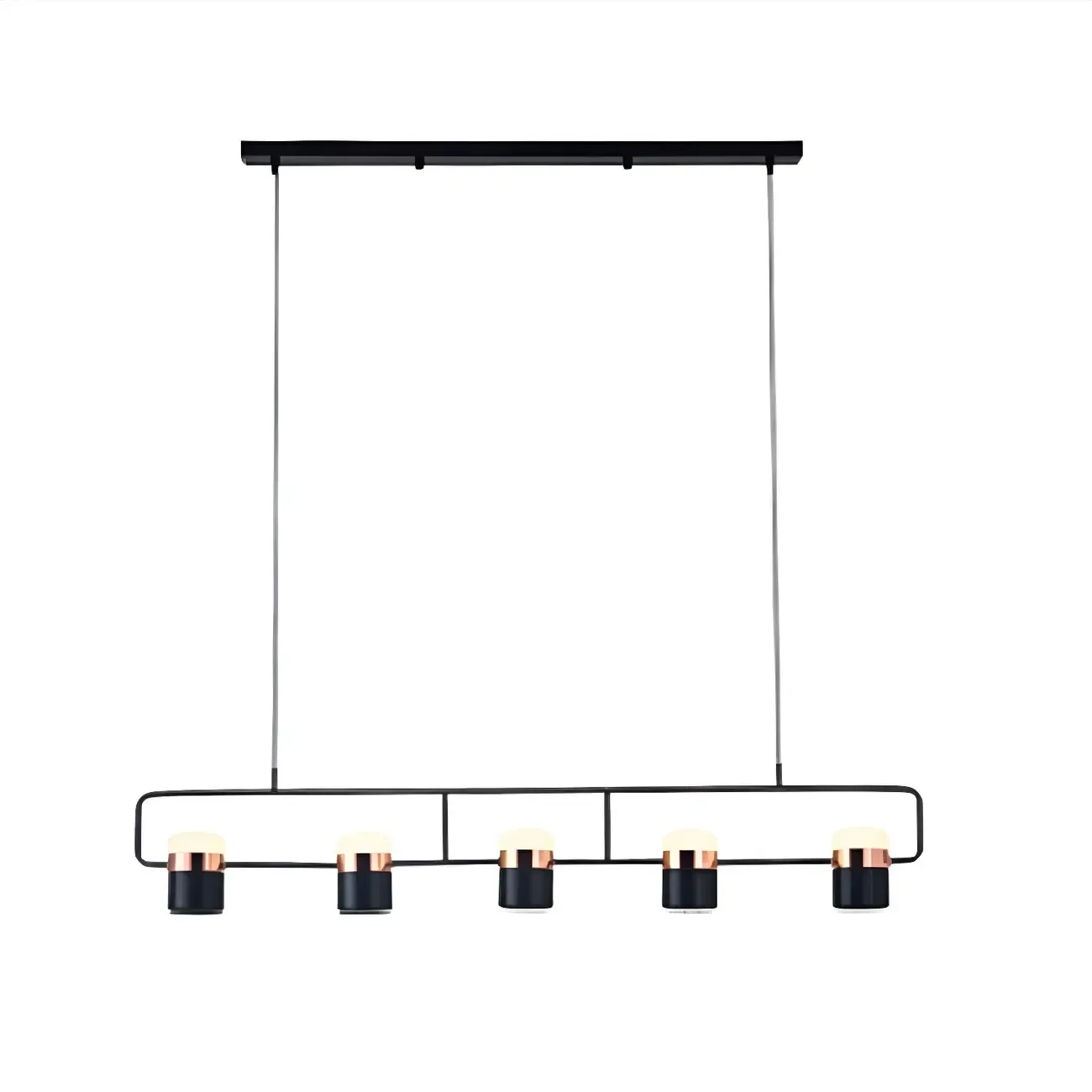 Modern Acrylic Cylinder Pendant Lights for Kitchen Island Image - 11