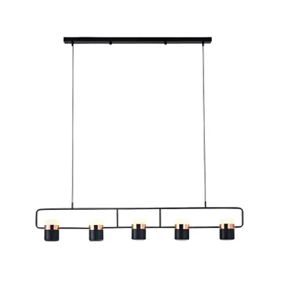 Modern Acrylic Cylinder Pendant Lights for Kitchen Island Image - 11