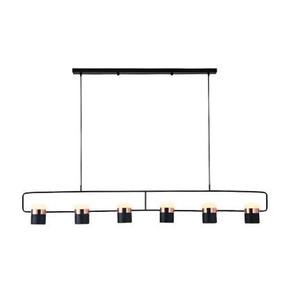 Modern Acrylic Cylinder Pendant Lights for Kitchen Island Image - 12