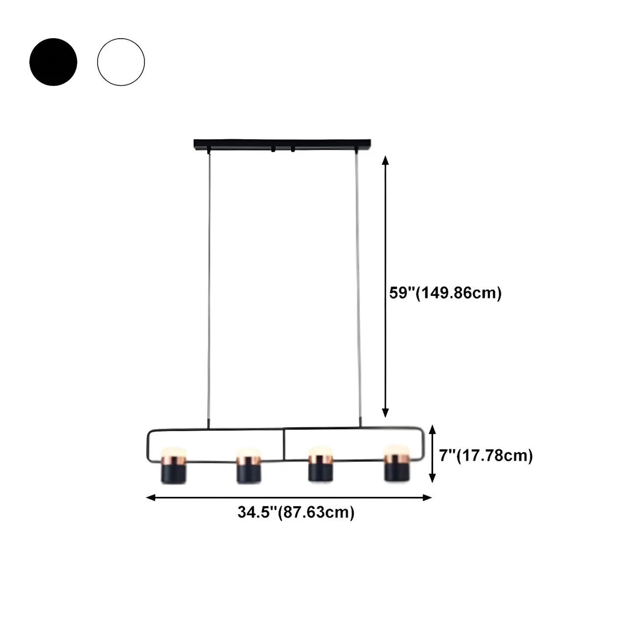 Modern Acrylic Cylinder Pendant Lights for Kitchen Island Image - 20 | homeyfad