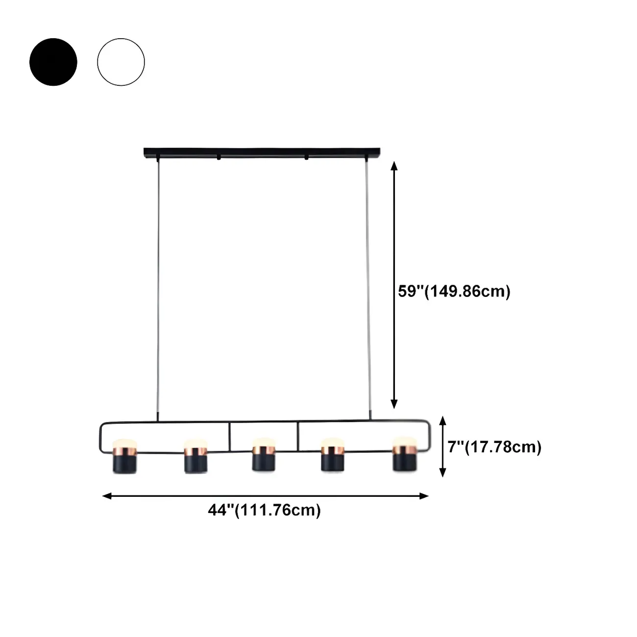 Modern Acrylic Cylinder Pendant Lights for Kitchen Island Image - 21 | homeyfad