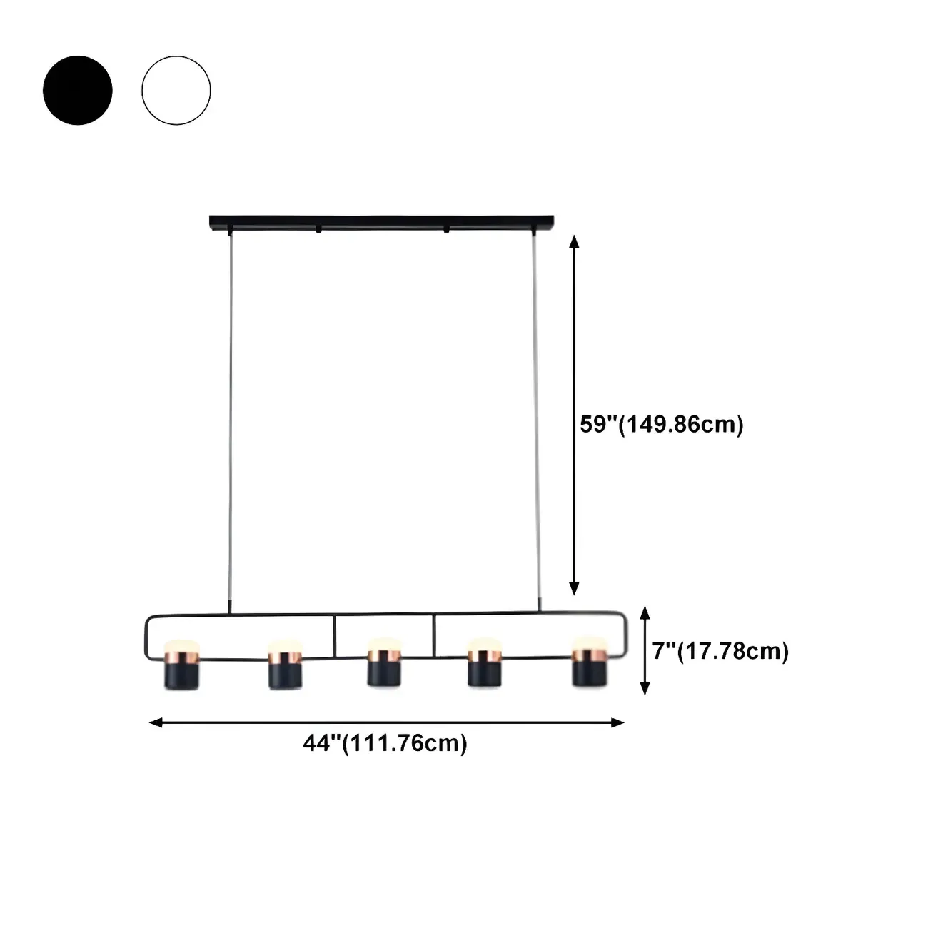 Modern Acrylic Cylinder Pendant Lights for Kitchen Island Image - 21