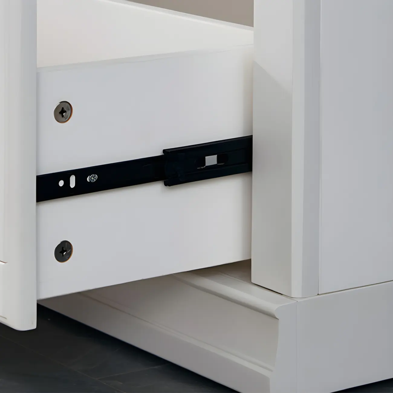 3-Tier Contemporary White Wooden Vertical Bookcase Image - 11 | homeyfad