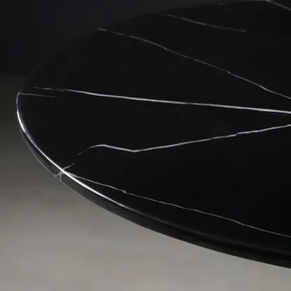 Glam Round Tall Bistro Table Pedestal Base Bar Table Image - 14