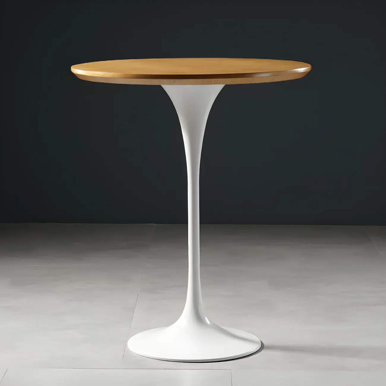Glam Round Tall Bistro Table Pedestal Base Bar Table Image - 27