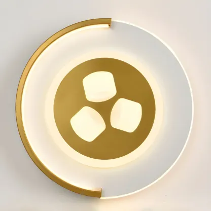 Circular LED Wall Sconce with Cartoon Pattern for kids Bedroom