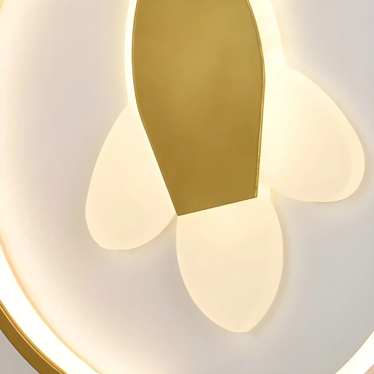Circular LED Wall Sconce with Cartoon Pattern for kids Bedroom